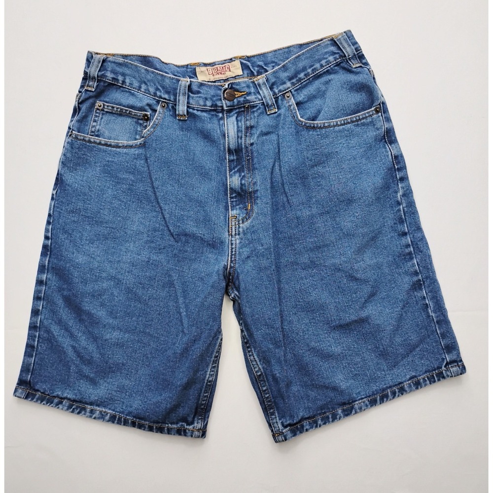 Big Mac Jeans Denim Shorts Mens Size 33 9in inseam Jorts Vintage